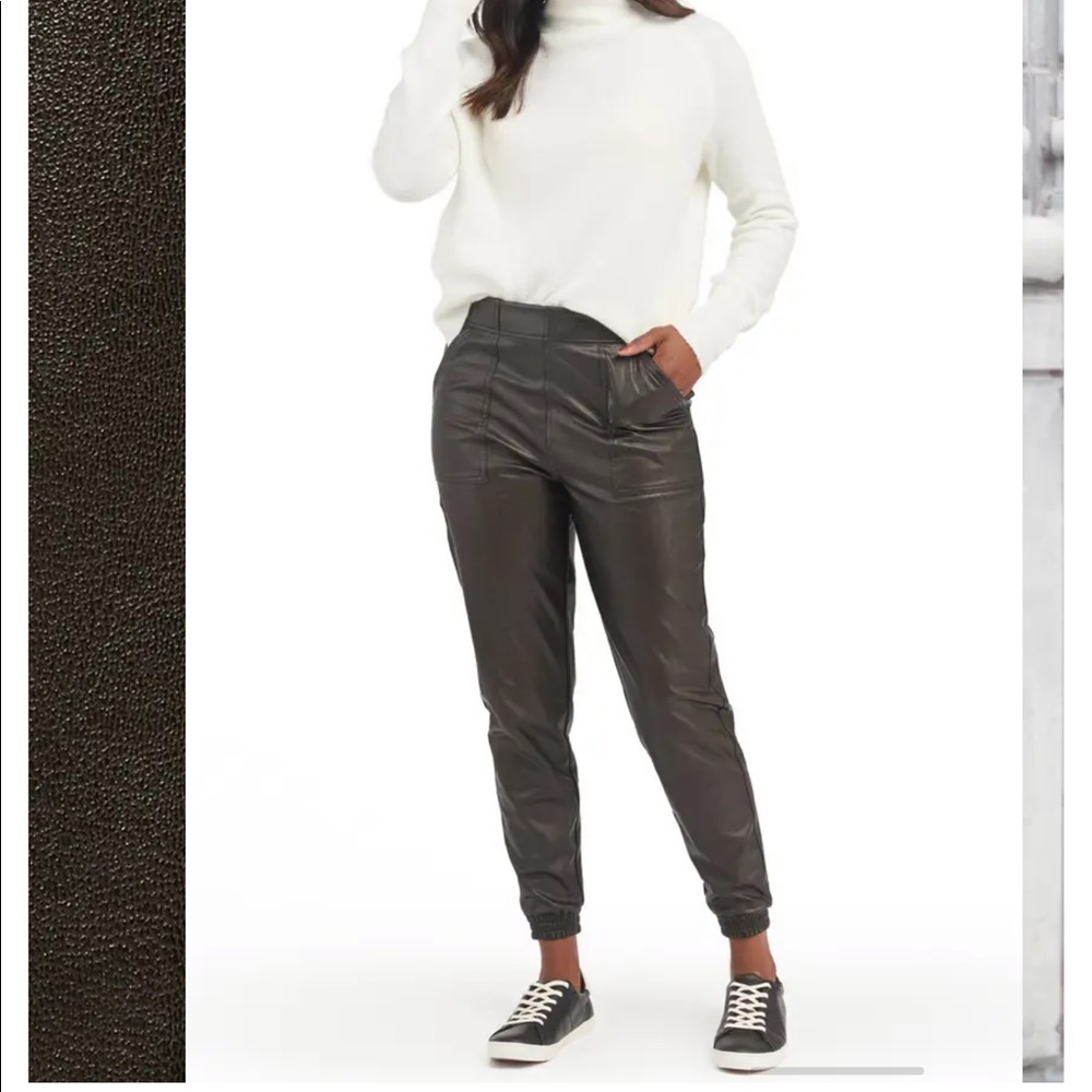 Spanx Like Leather Jogger
